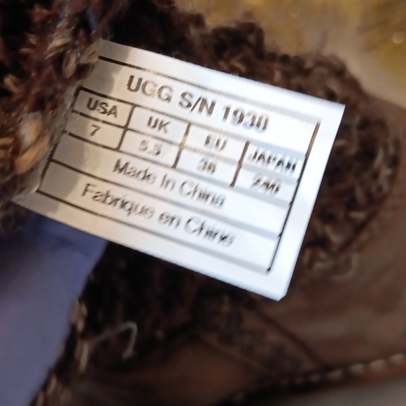 UGG CRESTHAVEN WOMEN KNITTED AUSTRALIA BOOT SZ (7) - Picture 12 of 13